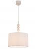 POETIX 35 1-LIGHT DRUM PENDANT BEIGE